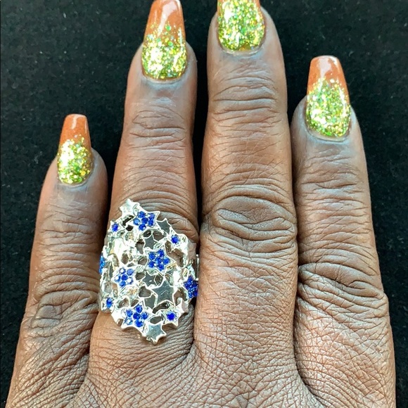 Headliner Over Heels Blue Earrings 2pc Set - Picture 2 of 2